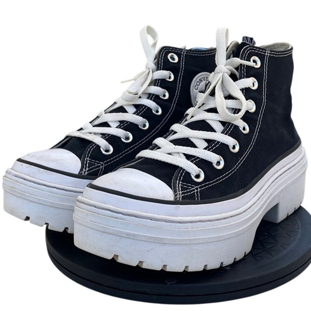 Women Converse Chuck Taylor All Star A08258C Textile Athletic Sneaker SZ 8 Black
